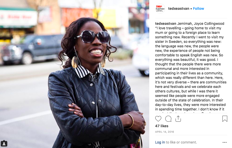 A black woman wearing a jean jacket and sunglasses.