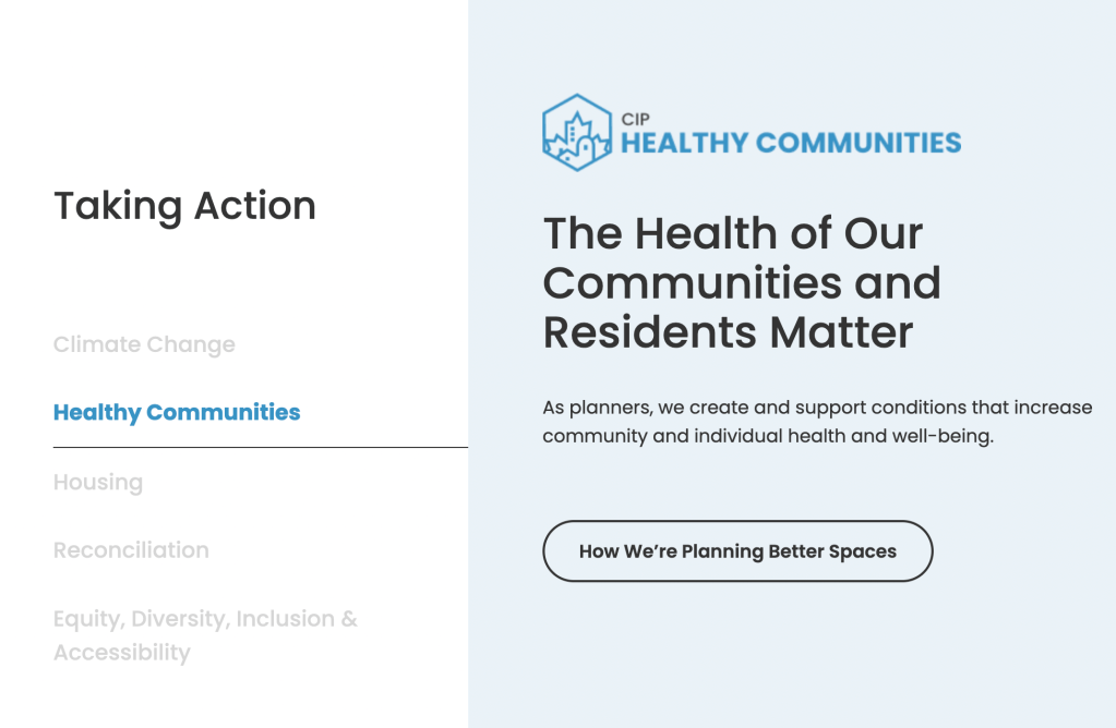 CIP's advocacy webpage